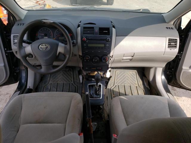 2T1BU4EE6AC432933 - 2010 TOYOTA COROLLA BASE BLACK photo 8