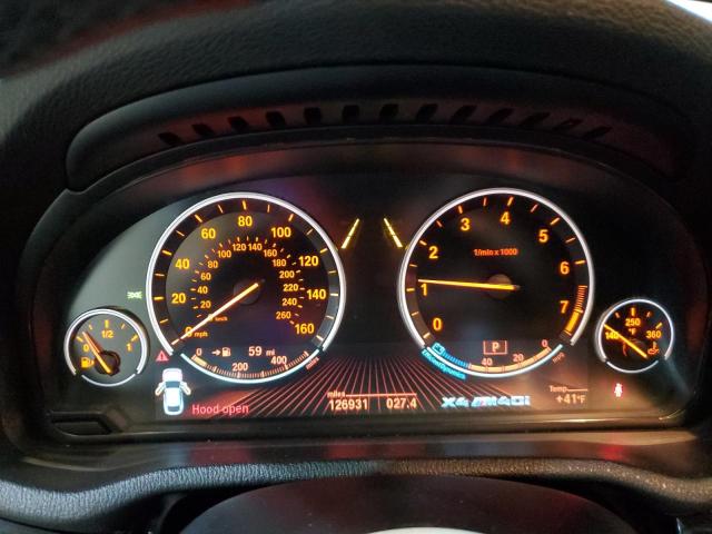 5UXXW7C55J0W63951 - 2018 BMW X4 XDRIVEM40I WHITE photo 9