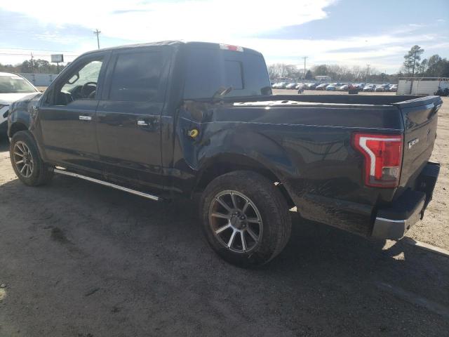 1FTEW1CF8FFA37815 - 2015 FORD F150 SUPERCREW BLACK photo 2