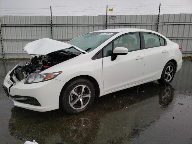 19XFB2F74FE275049 - 2015 HONDA CIVIC SE WHITE photo 1