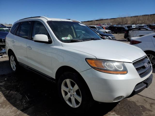 5NMSH73E38H190101 - 2008 HYUNDAI SANTA FE SE WHITE photo 4