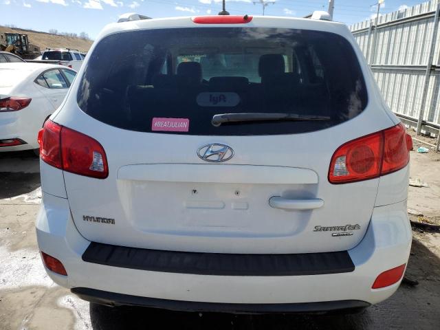 5NMSH73E38H190101 - 2008 HYUNDAI SANTA FE SE WHITE photo 6