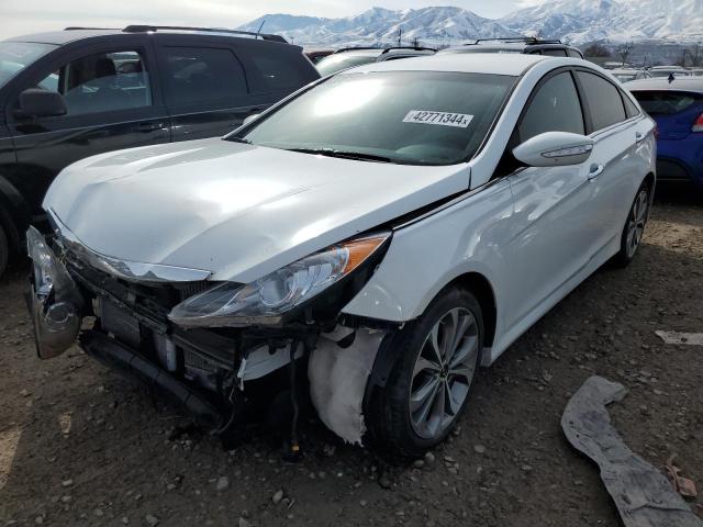 5NPEC4AB4EH870297 - 2014 HYUNDAI SONATA SE WHITE photo 1