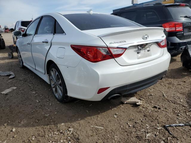 5NPEC4AB4EH870297 - 2014 HYUNDAI SONATA SE WHITE photo 2