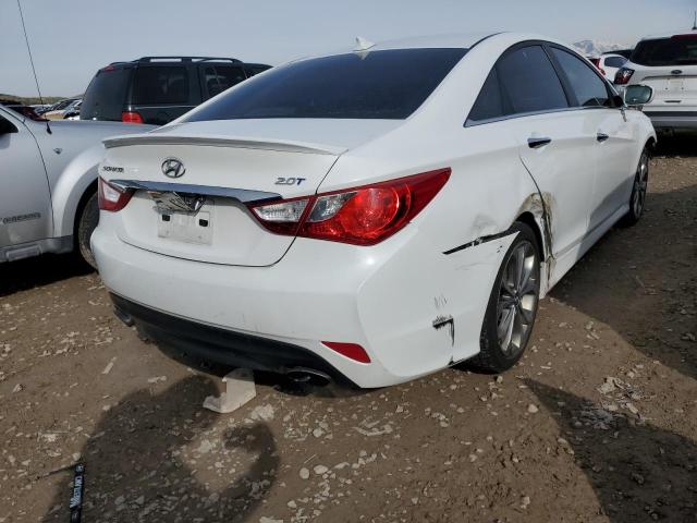 5NPEC4AB4EH870297 - 2014 HYUNDAI SONATA SE WHITE photo 3