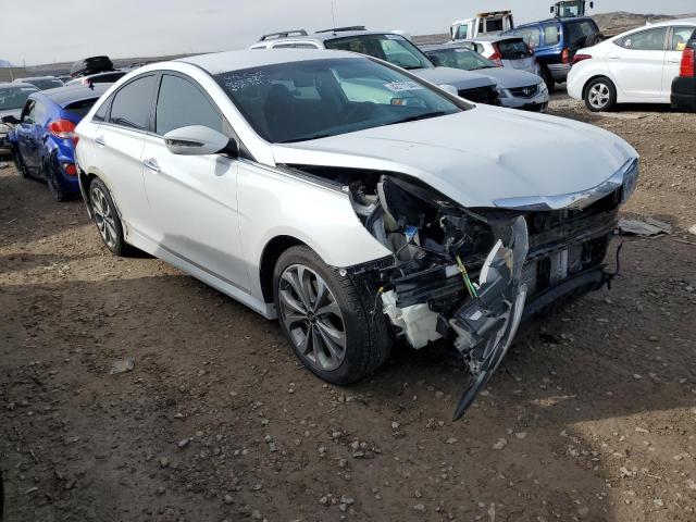 5NPEC4AB4EH870297 - 2014 HYUNDAI SONATA SE WHITE photo 4