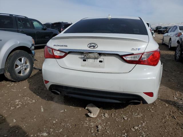 5NPEC4AB4EH870297 - 2014 HYUNDAI SONATA SE WHITE photo 6