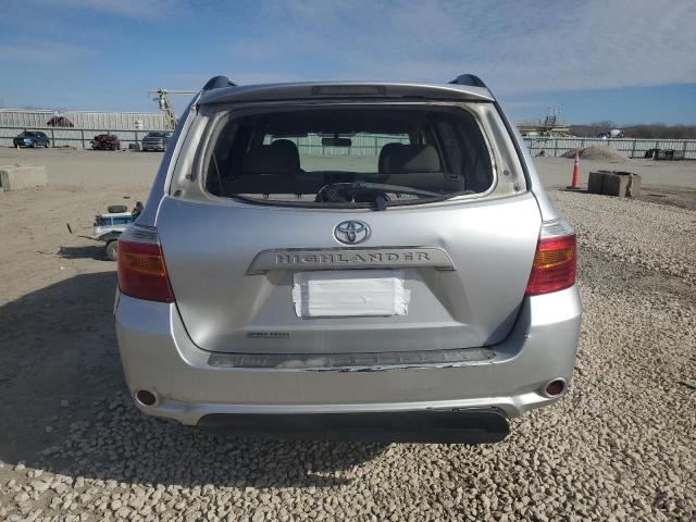 5TDZK3EH0AS016960 - 2010 TOYOTA HIGHLANDER SILVER photo 6