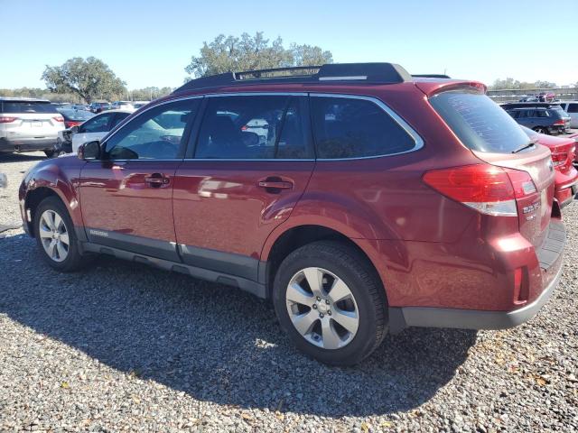 4S4BRCAC5C3278772 - 2012 SUBARU OUTBACK 2.5I RED photo 2