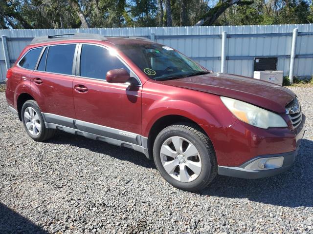 4S4BRCAC5C3278772 - 2012 SUBARU OUTBACK 2.5I RED photo 4