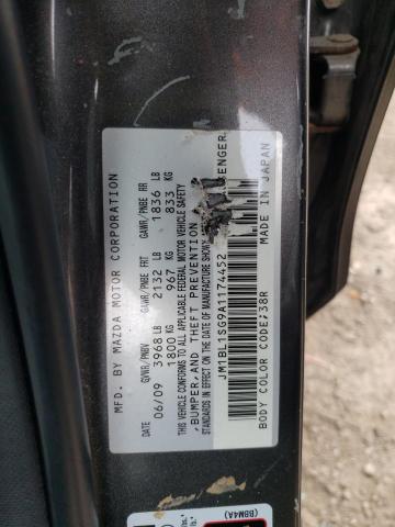 JM1BL1SG9A1174452 - 2010 MAZDA 3 I GRAY photo 13