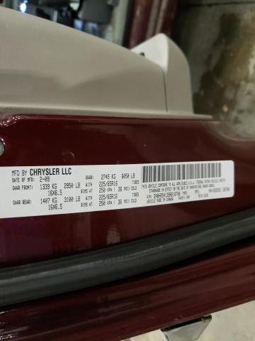 2A8HR54139R618708 - 2009 CHRYSLER TOWN & COU TOURING 栗色 照片 13