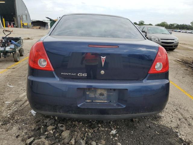 1G2ZG57B284246659 - 2008 PONTIAC G6 BASE BLUE photo 6