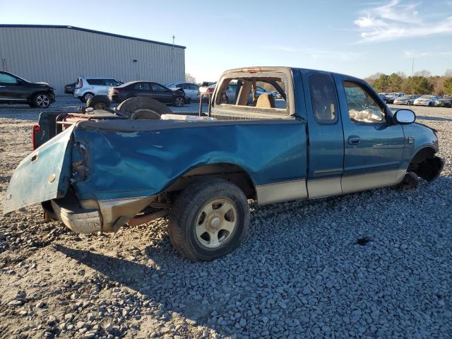 1FTRX17W7YKA64927 - 2000 FORD F150 TEAL photo 3