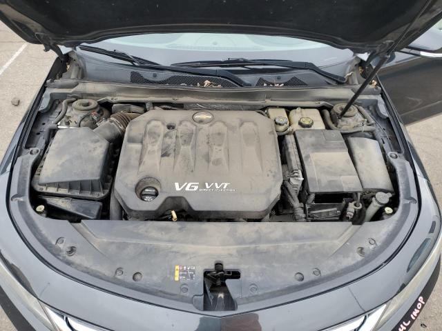 2G1125S37F9101613 - 2015 CHEVROLET IMPALA LT GRAY photo 11