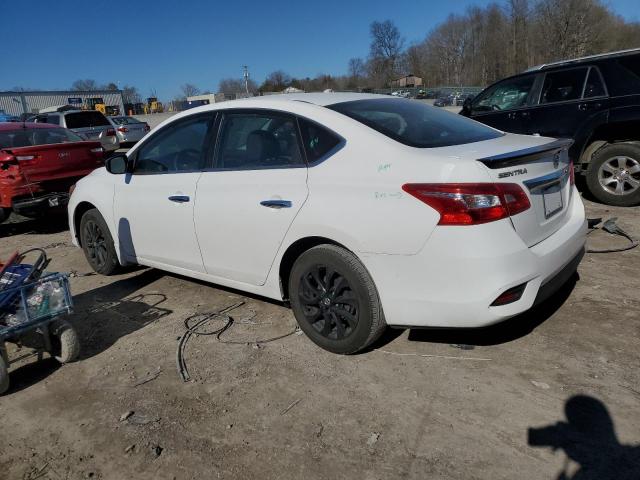 3N1AB7AP8JY338176 - 2018 NISSAN SENTRA S WHITE photo 2