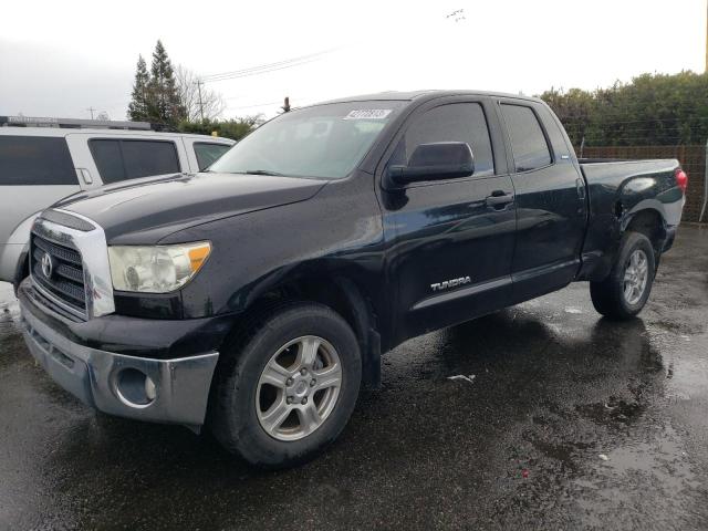 5TFRV54188X051693 - 2008 TOYOTA TUNDRA DOUBLE CAB BLACK photo 1