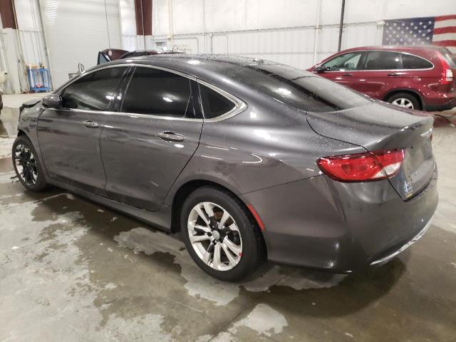 1C3CCCAB7FN724614 - 2015 CHRYSLER 200 LIMITED GRAY photo 2