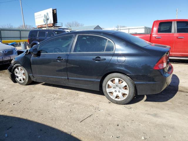 1HGFA16557L137977 - 2007 HONDA CIVIC LX BLACK photo 2