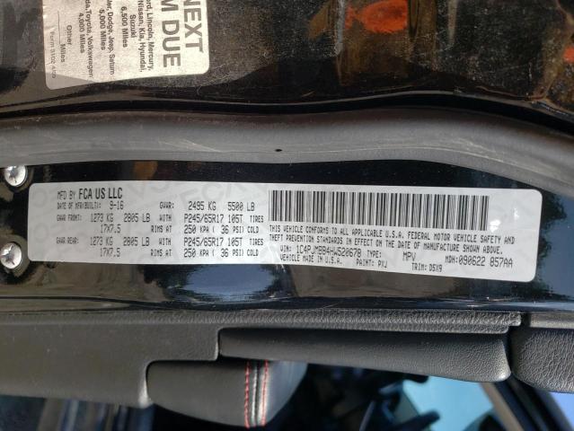 1C4PJMBB4HW520678 - 2017 JEEP CHEROKEE TRAILHAWK Qara foto 14