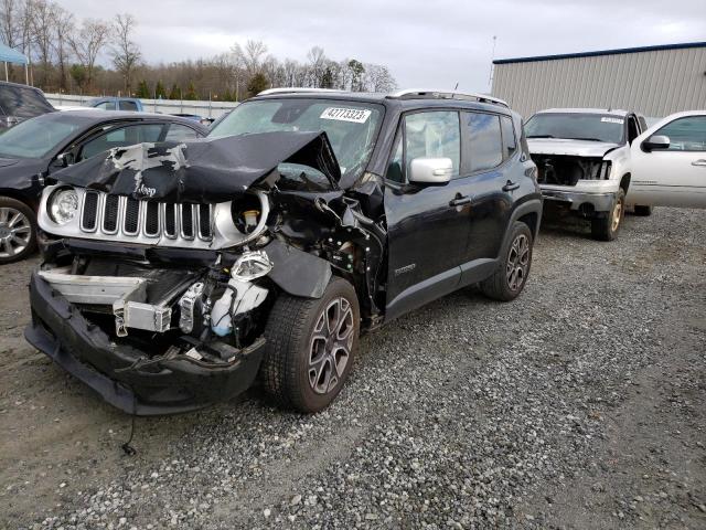 ZACCJADT3GPC84538 - 2016 JEEP RENEGADE LIMITED BLACK photo 1