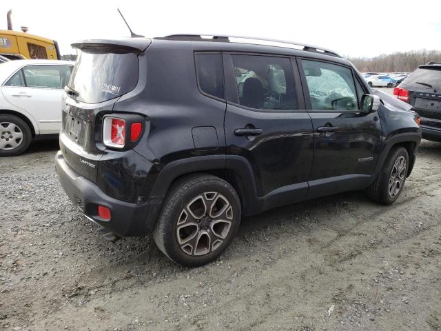 ZACCJADT3GPC84538 - 2016 JEEP RENEGADE LIMITED BLACK photo 3