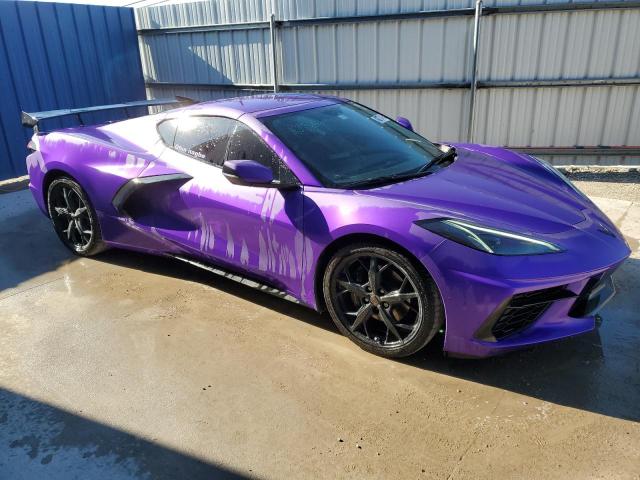 1G1YA2D45N5112899 - 2022 CHEVROLET CORVETTE STINGRAY 1LT PURPLE photo 4