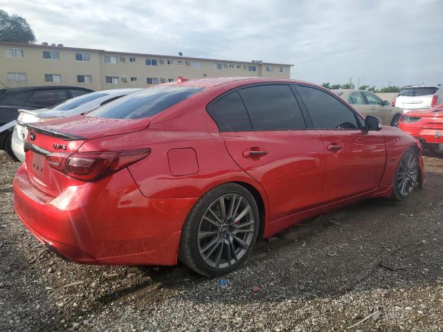 JN1FV7AR8JM481825 - 2018 INFINITI Q50 RED SPORT 400 RED photo 3