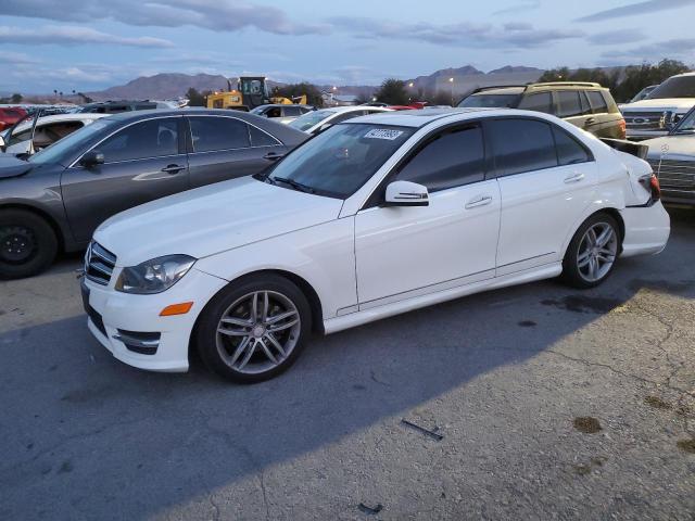 WDDGF4HB8EA962662 - 2014 MERCEDES-BENZ C 250 WHITE photo 1