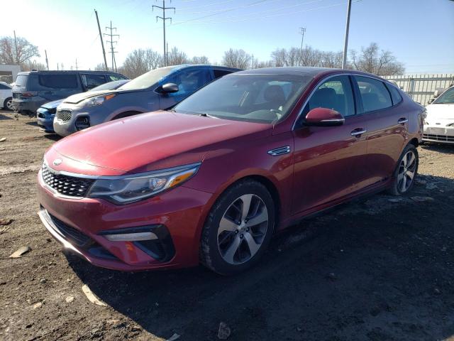 5XXGT4L33KG360562 - 2019 KIA OPTIMA LX RED photo 1