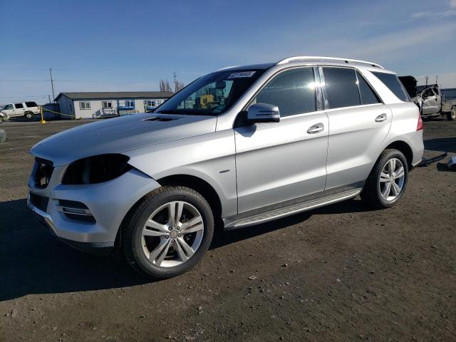 4JGDA5HB3CA002627 - 2012 MERCEDES-BENZ ML 350 4MATIC SILVER photo 1