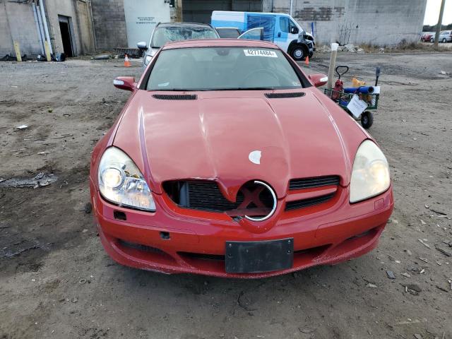 WDBWK54F17F139835 - 2007 MERCEDES-BENZ SLK 280 RED photo 5