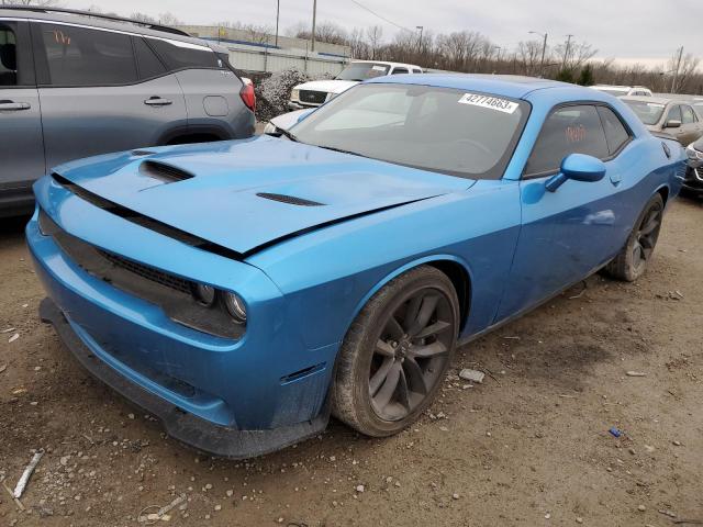 2C3CDZFJ7KH652672 - 2019 DODGE CHALLENGER R/T SCAT PACK BLUE photo 1