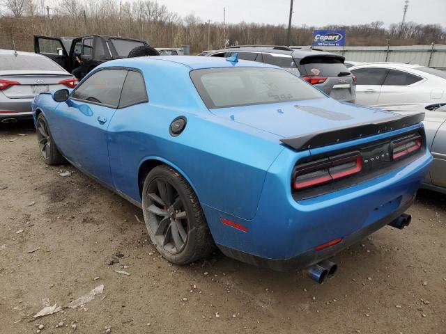 2C3CDZFJ7KH652672 - 2019 DODGE CHALLENGER R/T SCAT PACK BLUE photo 2
