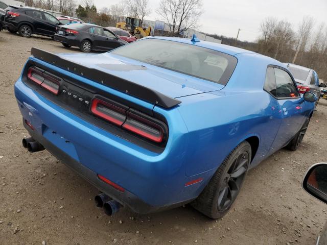 2C3CDZFJ7KH652672 - 2019 DODGE CHALLENGER R/T SCAT PACK BLUE photo 3