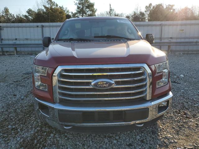 1FTEW1EG2FKE12949 - 2015 FORD F150 SUPERCREW RED photo 5