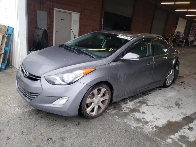 5NPDH4AE2CH096488 - 2012 HYUNDAI ELANTRA GLS GRAY photo 1