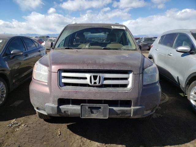 5FNYF18588B024440 - 2008 HONDA PILOT EXL MAROON photo 5