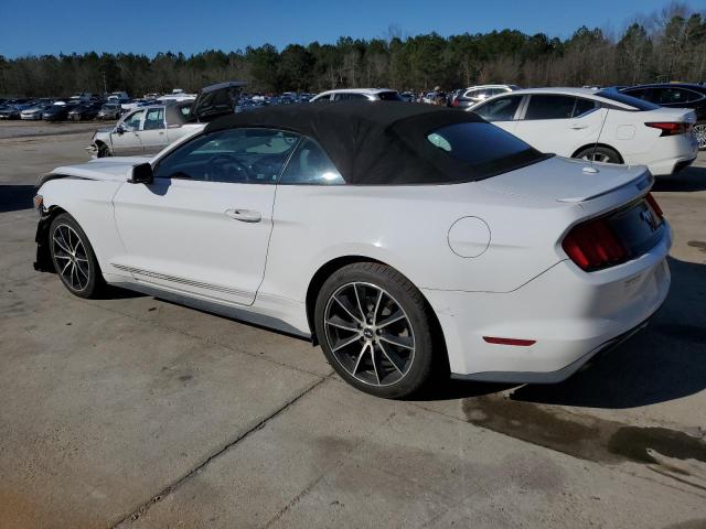 1FATP8UH3H5264146 - 2017 FORD MUSTANG WHITE photo 2