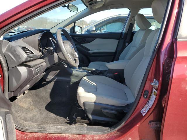 4S3GTAA6XK3721619 - 2019 SUBARU IMPREZA RED photo 7