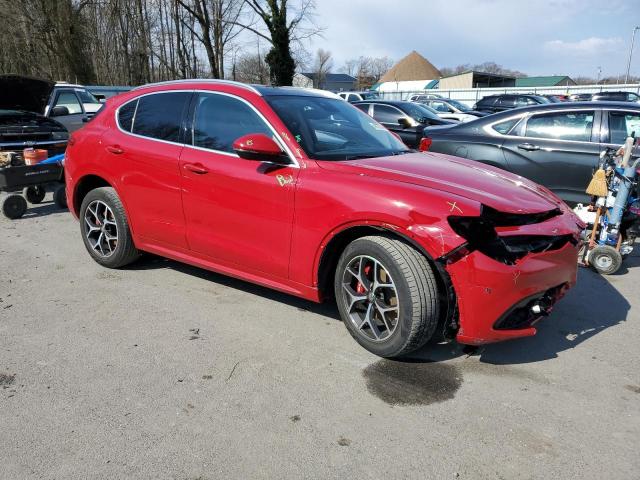 ZASPAKBN1M7D12655 - 2021 ALFA ROMEO STELVIO TI RED photo 4