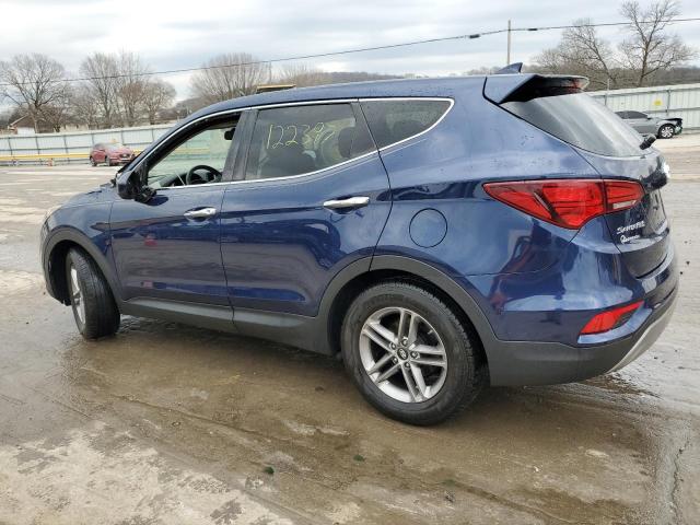 5XYZTDLB7HG467988 - 2017 HYUNDAI SANTA FE S BLUE photo 2