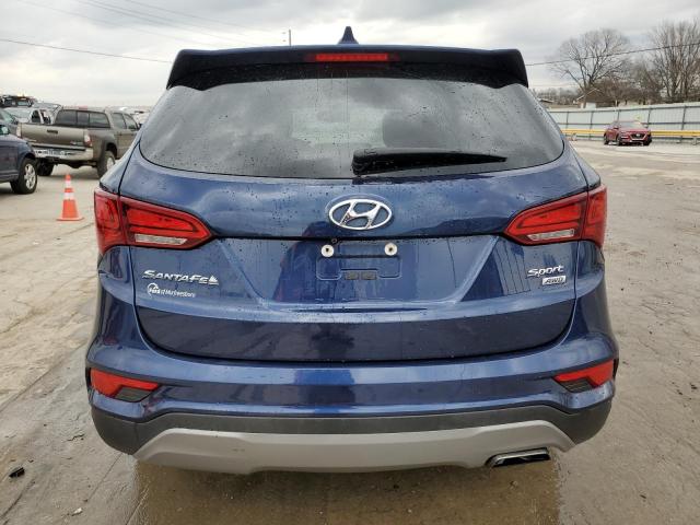 5XYZTDLB7HG467988 - 2017 HYUNDAI SANTA FE S BLUE photo 6