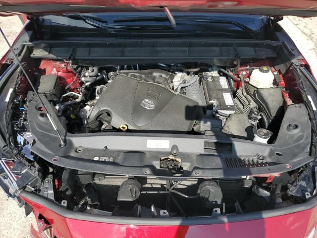 5TDGZRBH4LS514771 - 2020 TOYOTA HIGHLANDER XLE BURGUNDY photo 12