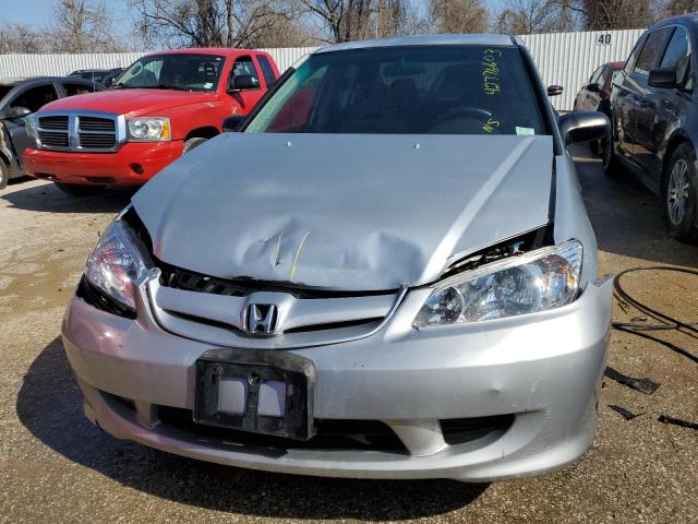 2HGES16355H578848 - 2005 HONDA CIVIC DX VP SILVER photo 5
