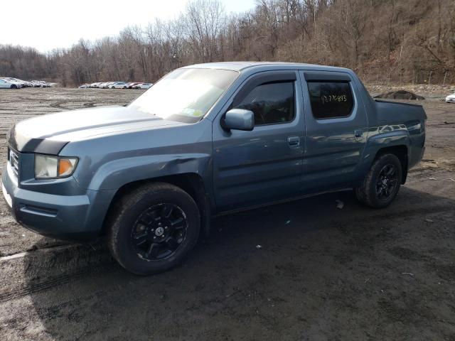 2HJYK16527H512396 - 2007 HONDA RIDGELINE RTL BLUE photo 1