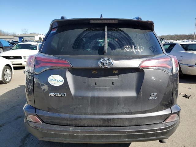 JTMBFREV0GJ067704 - 2016 TOYOTA RAV4 LE GRAY photo 6