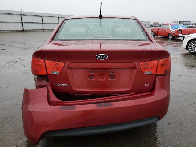 KNAFU4A23B5432686 - 2011 KIA FORTE EX RED photo 6