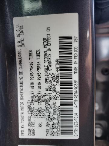 3TYCZ5AN4NT053996 - 2022 TOYOTA TACOMA DOUBLE CAB 灰色 照片 13