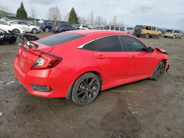 2HGFC2F84MH536303 - 2021 HONDA CIVIC SPORT 红色 照片 3